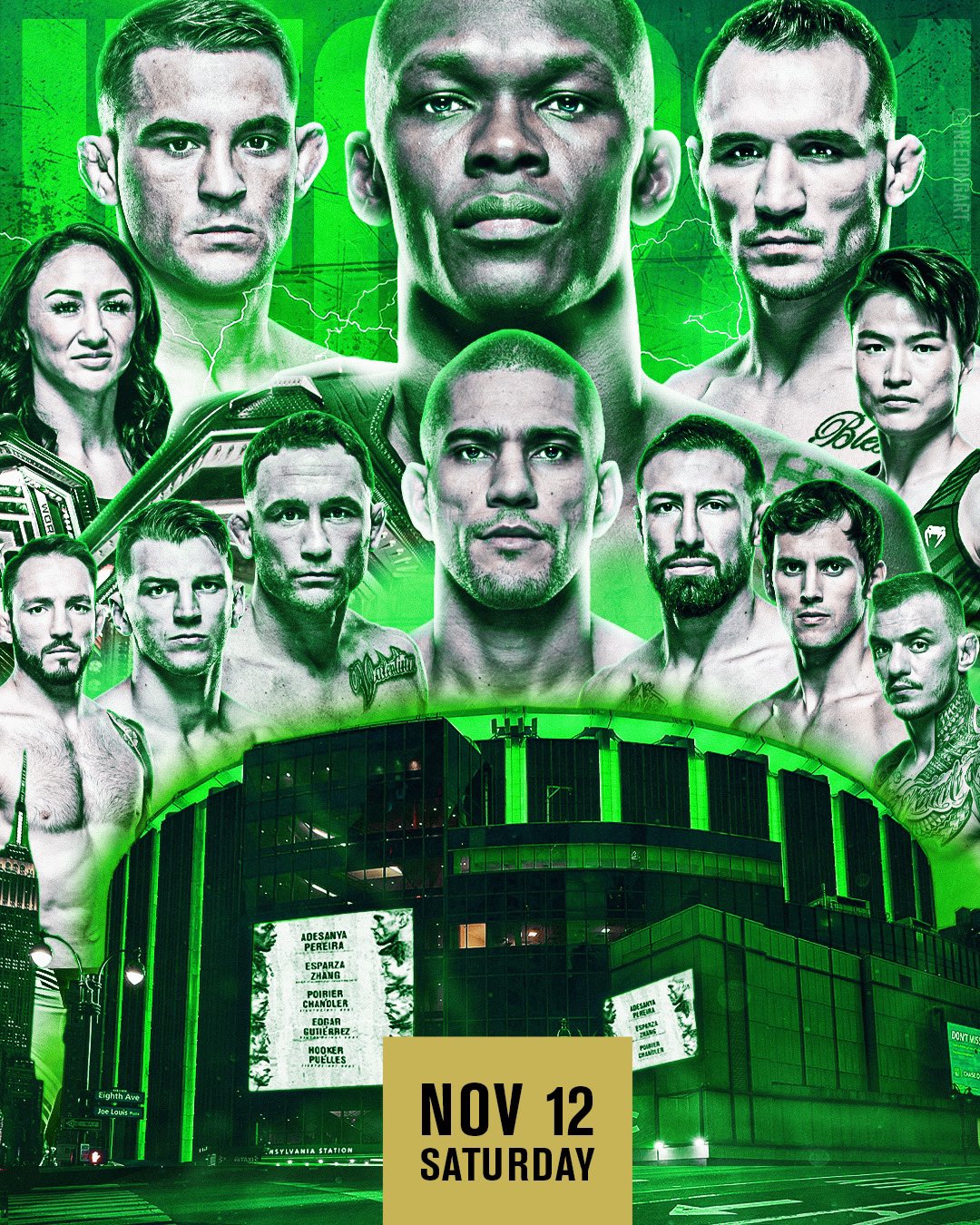 UFC 281: Full Early Betting Card for Adesanya vs&nbsp;Pereira