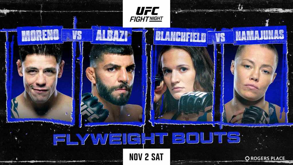 UFC Edmonton: Moreno vs Albazi – Picks, Predictions & Betting Card