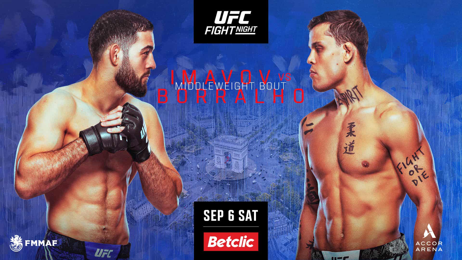 UFC Paris: Imavov vs Borralho – Picks, Predictions, Betting Card &&nbsp;More